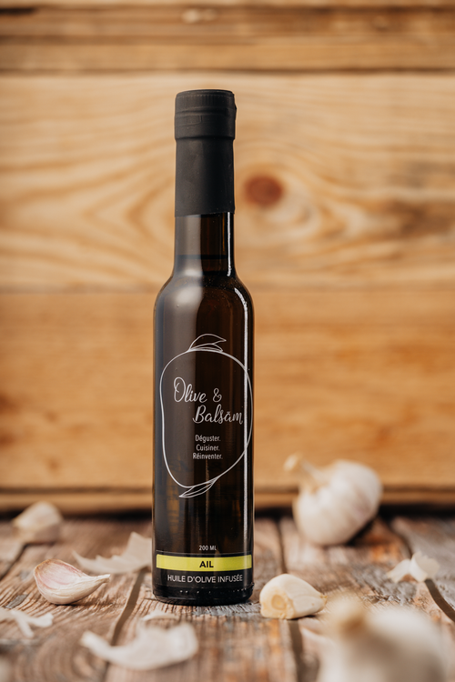 Vinaigre balsamique foncé - Ail noir