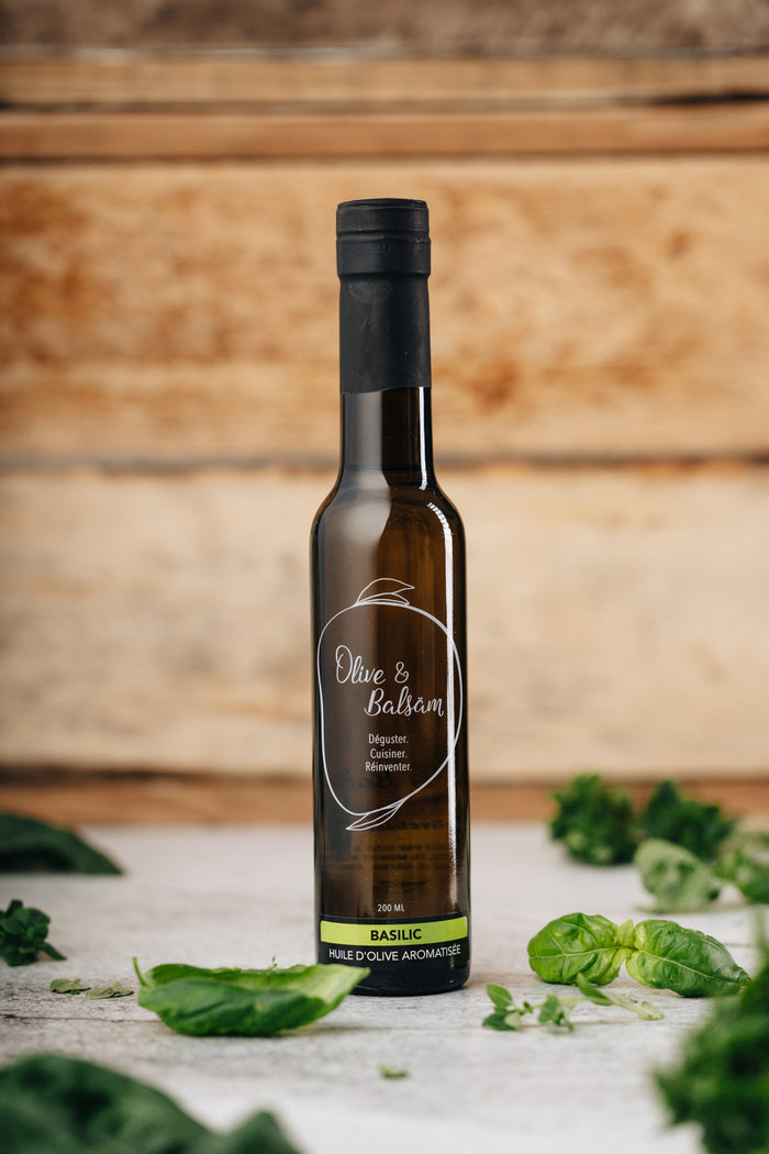 Huile d'olive extra vierge Pressato - Basilic