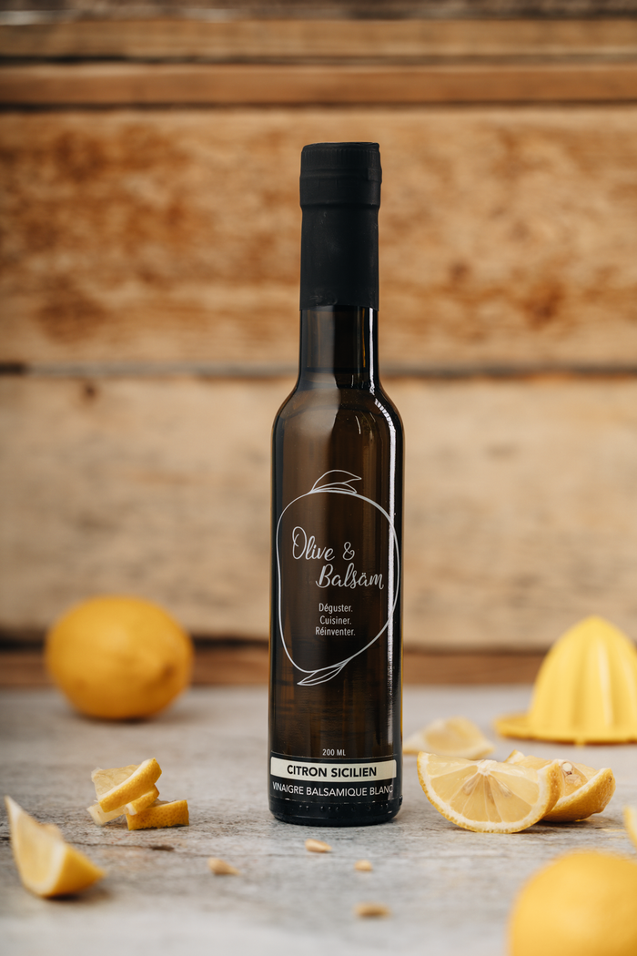 Vinaigre balsamique blanc - Citron sicilien