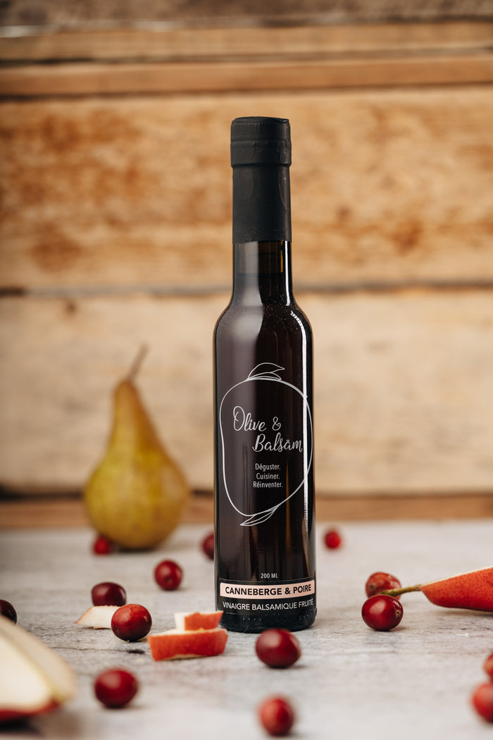 Vinaigre balsamique fruité - Canneberge & Poire