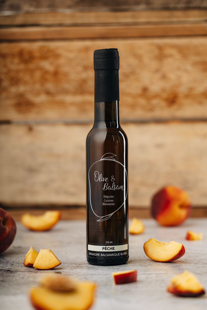 Vinaigre balsamique blanc - Pêche